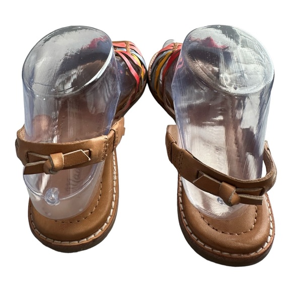 Madewell Women's The Maya Huarache Sandals Rainbow Multicolor Size 7 - Picture 5 of 10